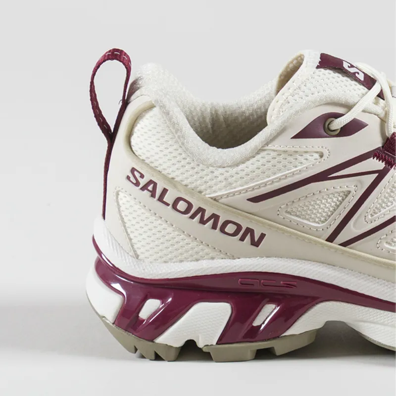 Salomon Womens XT-6 Expanse Shoes Vanilla Ice Marron Banner Almond Milk-4