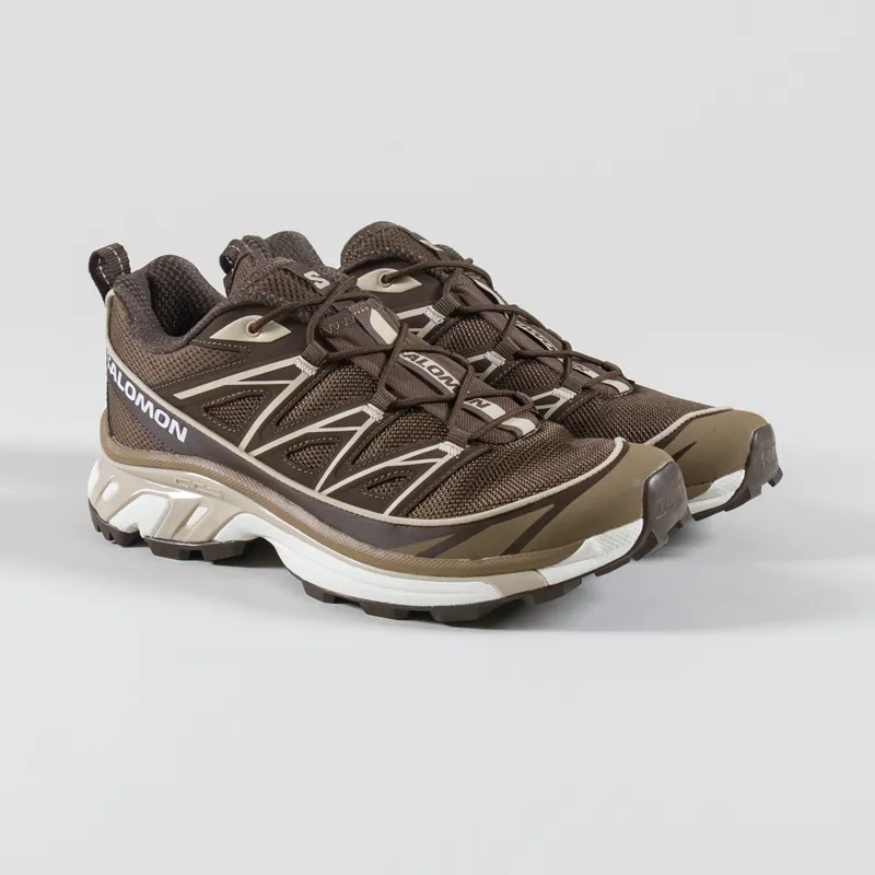 Salomon XT-6 Expanse Shoes Earth Brown White Pepper Coyote Brown