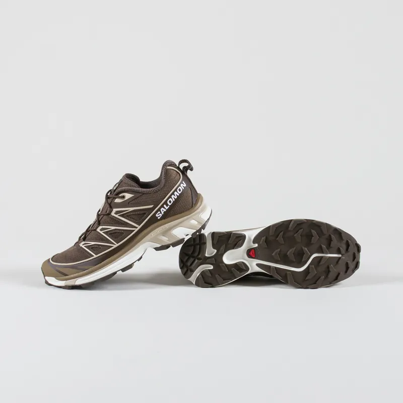 Salomon XT-6 Expanse Shoes Earth Brown White Pepper Coyote Brown-3