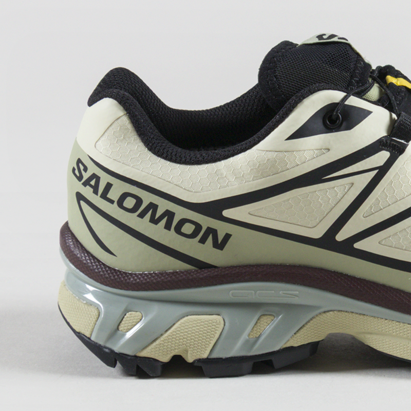 Salomon XT-6 GORE-TEX Shoes Aspargus Green Tea Bitter Chocolate-4