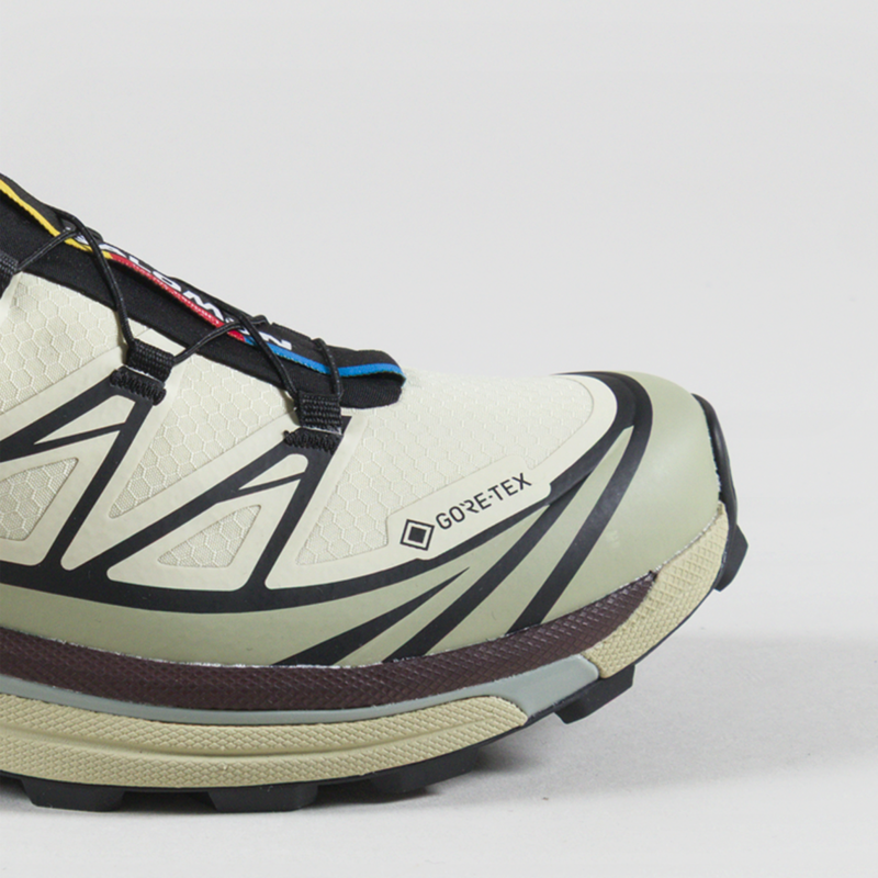 Salomon XT-6 GORE-TEX Shoes Aspargus Green Tea Bitter Chocolate-5