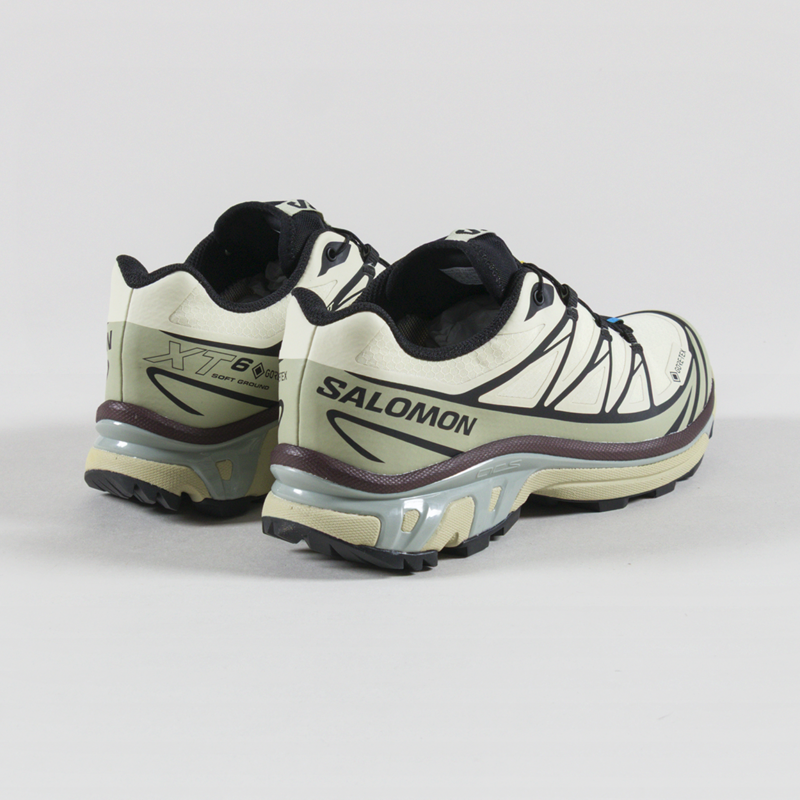 Salomon XT-6 GORE-TEX Shoes Aspargus Green Tea Bitter Chocolate-1