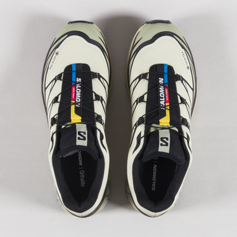 Salomon XT-6 GORE-TEX Shoes Aspargus Green Tea Bitter Chocolate-6