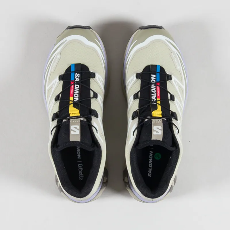 Salomon Womens XT-6 GORE-TEX Shoes Eucalyptus Silver Sage Cosmic Sky-6