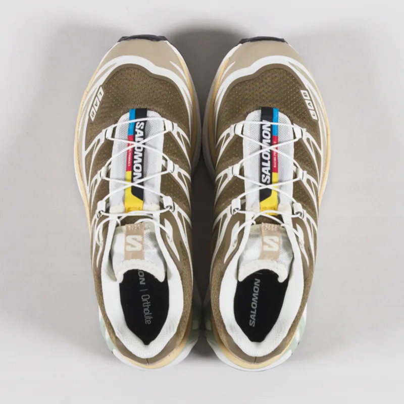 Salomon Womens XT-6 Shoes Coyote Brown Safari Sahara Sun-6