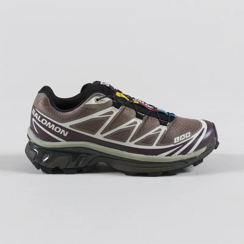 Salomon Womens XT-6 Shoes Walnut Huckleberry Urban Chic-2
