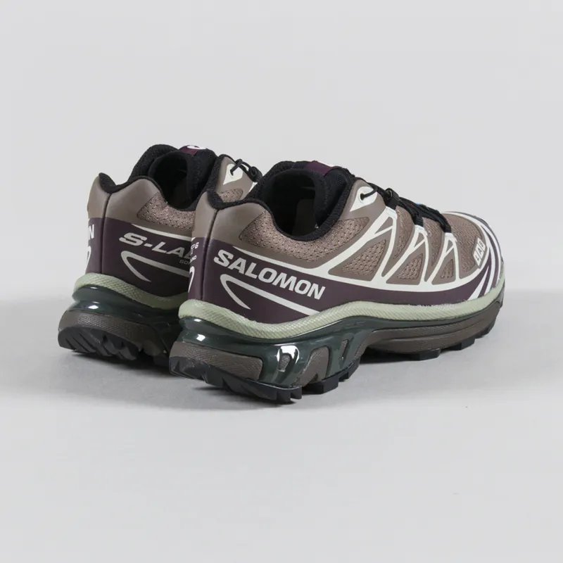Salomon Womens XT-6 Shoes Walnut Huckleberry Urban Chic-1