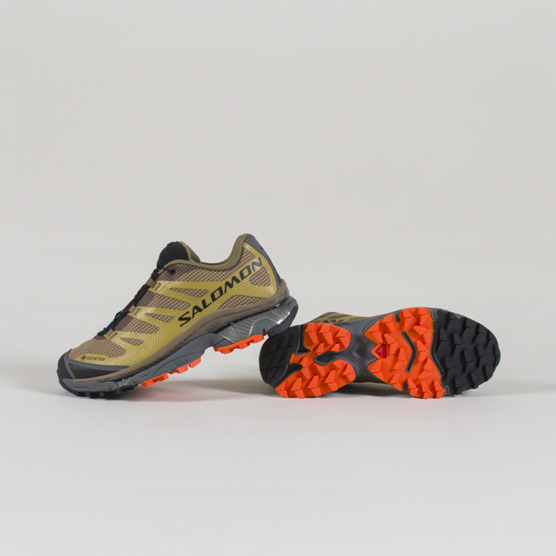 Salomon XT-4 OG GORE-TEX Shoes Coyote Brown Willow Dragon Fire-3
