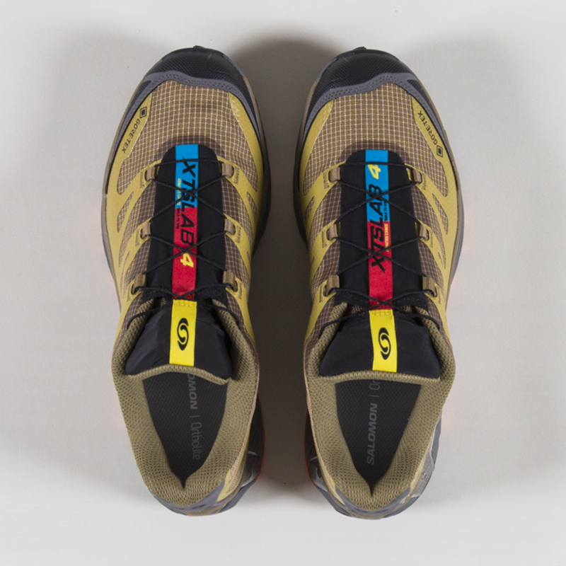 Salomon XT-4 OG GORE-TEX Shoes Coyote Brown Willow Dragon Fire-6
