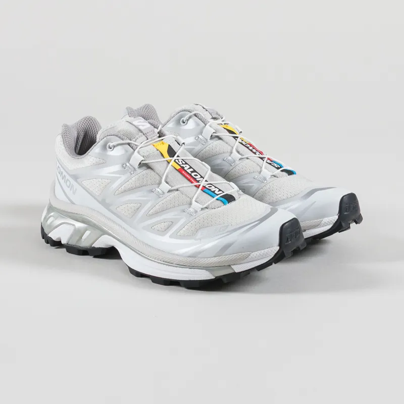 Salomon Womens XT-6 Shoes Lunar Rock Ftw Silver White