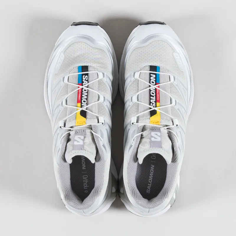 Salomon Womens XT-6 Shoes Lunar Rock Ftw Silver White-6