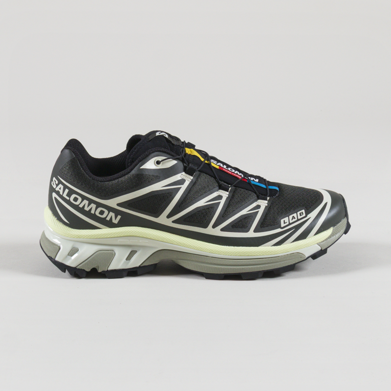 Salomon XT-6 Shoes Peat Icicle Lime Cream-2