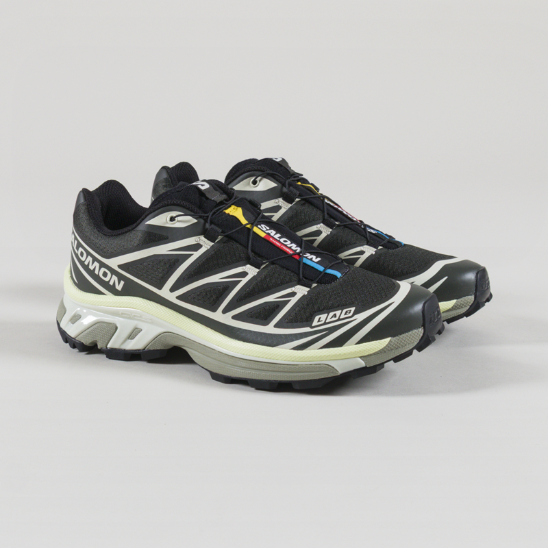 Salomon XT-6 Shoes Peat Icicle Lime Cream
