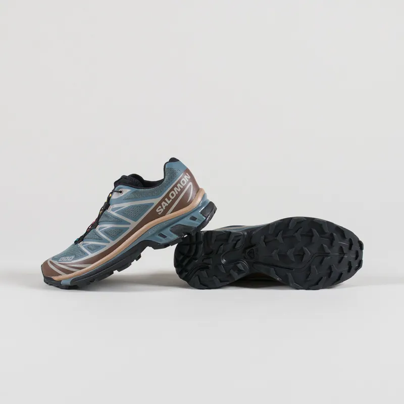 Salomon XT-6 Shoes Stormy Weather Mustang-3