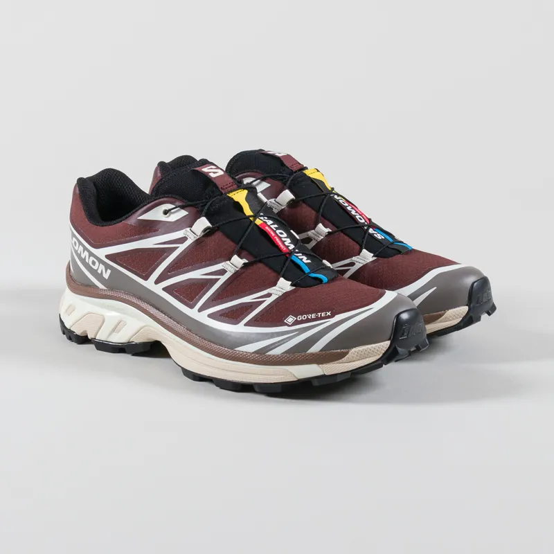 Salomon XT-6 GORE-TEX Shoes Bitter Chocolate Iron Vanilla Ice