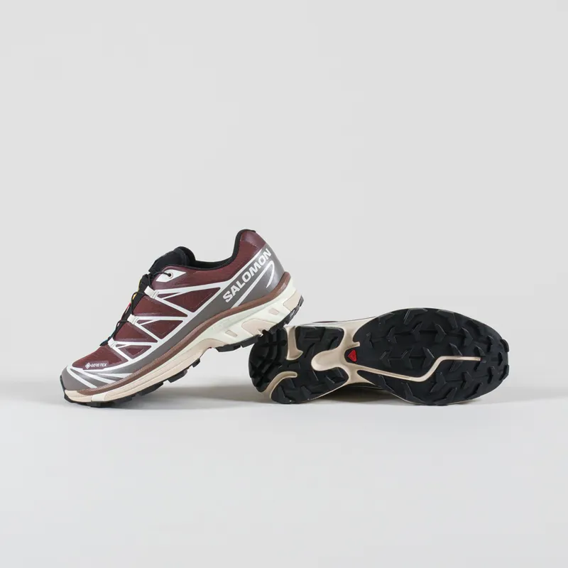 Salomon XT-6 GORE-TEX Shoes Bitter Chocolate Iron Vanilla Ice-3