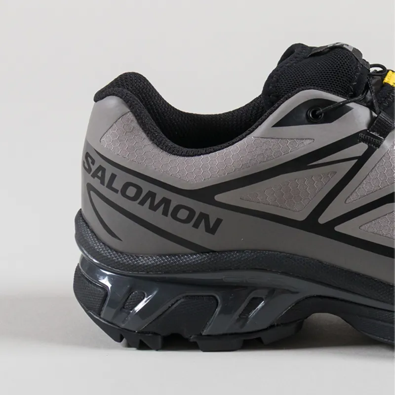 Salomon XT-6 GORE-TEX Shoes Black Cloudburst Dark Gull Gray-4