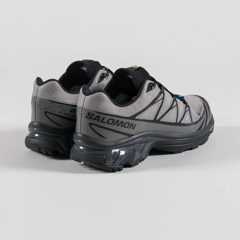 Salomon XT-6 GORE-TEX Shoes Black Cloudburst Dark Gull Gray-1
