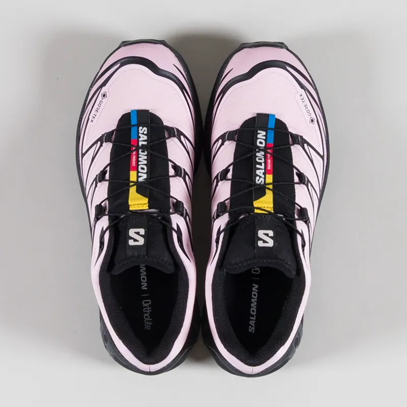 Salomon Womens XT-6 GORE-TEX Shoes Black Icy Pink Dawn Pink-6