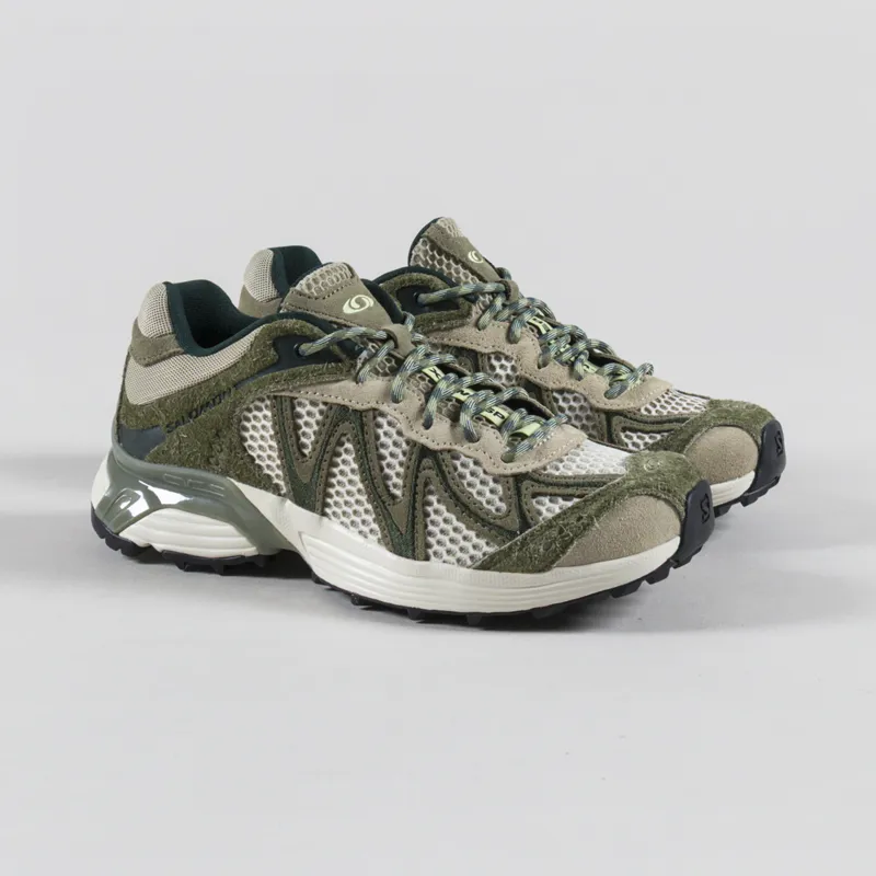 Salomon Womens XT-Whisper Embroidery Shoes Green Eucalyptus Butterfly