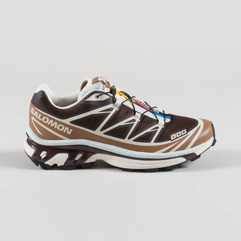Salomon XT-6 Shoes Black Coffee Burro Bitter Chocolate-2