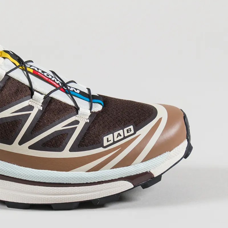 Salomon XT-6 Shoes Black Coffee Burro Bitter Chocolate-5