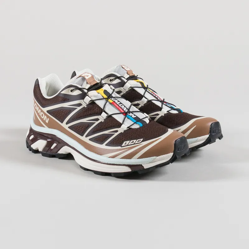 Salomon XT-6 Shoes Black Coffee Burro Bitter Chocolate