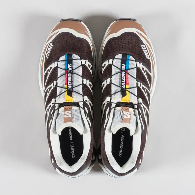 Salomon XT-6 Shoes Black Coffee Burro Bitter Chocolate-6