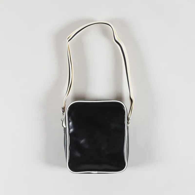 Fred Perry Womens Classic Side Bag Black Ecru-1