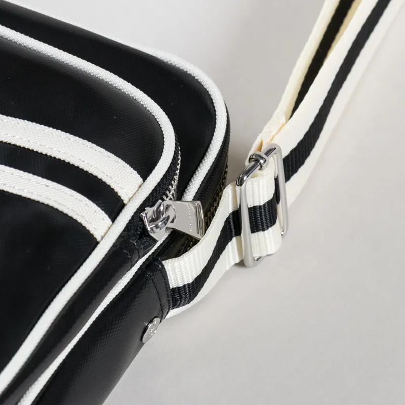 Fred Perry Womens Classic Side Bag Black Ecru-6