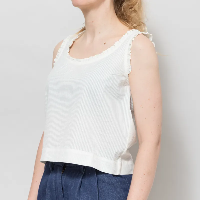 Daydress Womens Larkin Top Ivory White-1