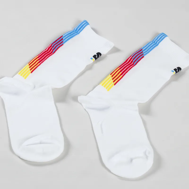 Salomon Pulse Race Flag Crew Socks White-1