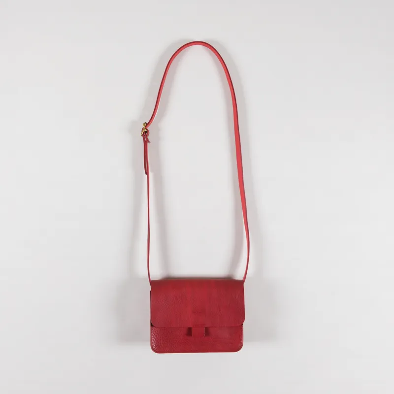 Kate Sheridan Womens Tab Bag Redcurrant