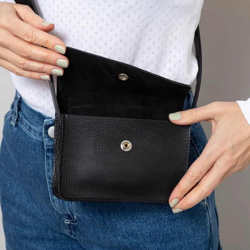 Kate Sheridan Womens Mini Dot Leather Bag Black-5