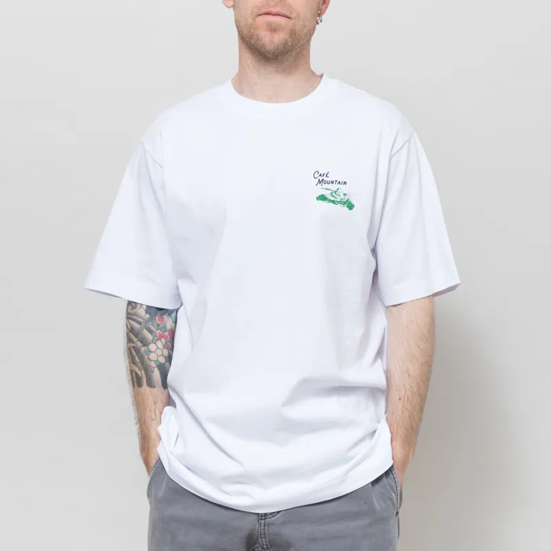 Cafe Mountain Legacy T Shirt White-1