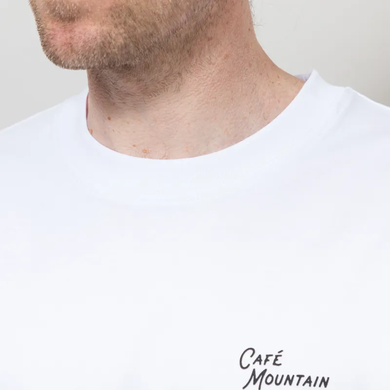 Cafe Mountain Legacy T Shirt White-2