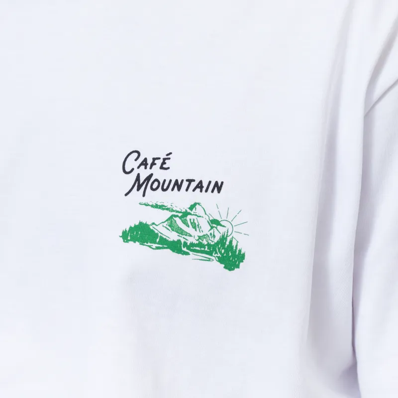 Cafe Mountain Legacy T Shirt White-4