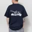 Cafe Mountain Legacy T Shirt Navy