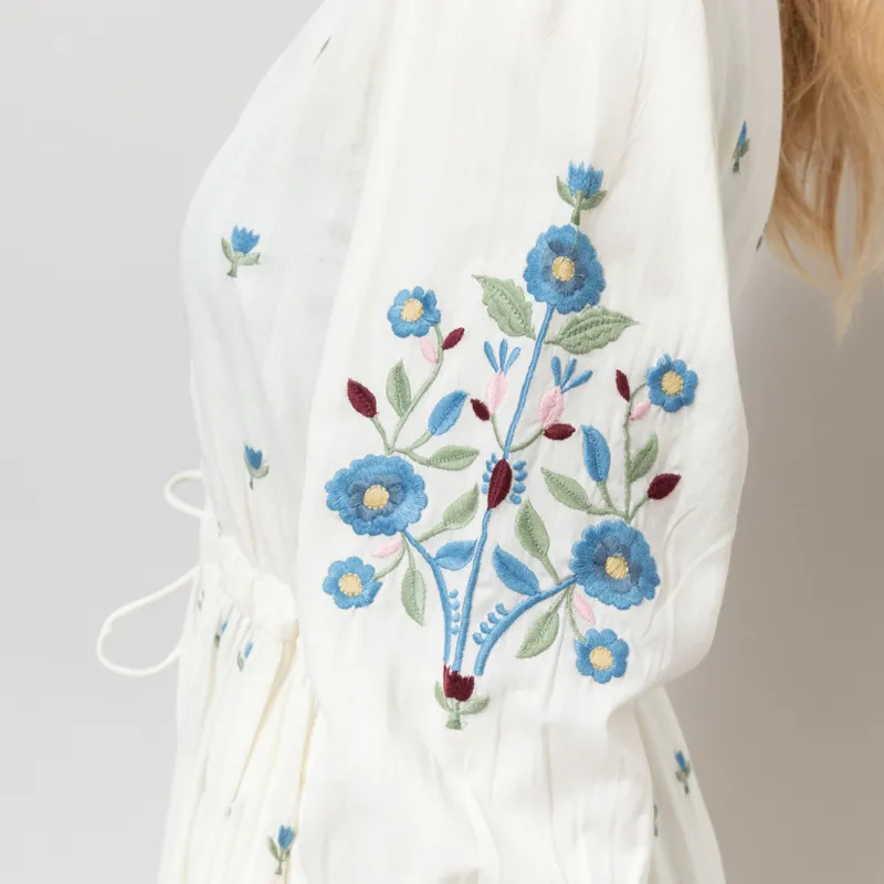 Daydress Womens Lina Dress Aegean Embroidery-10