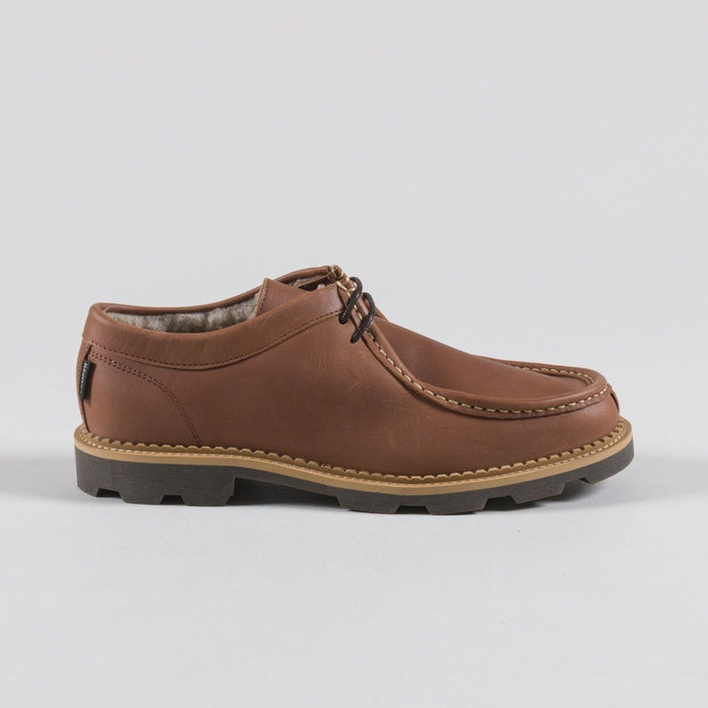 Pompeii Latymer Leather Fleece Shoes Macchiato-2