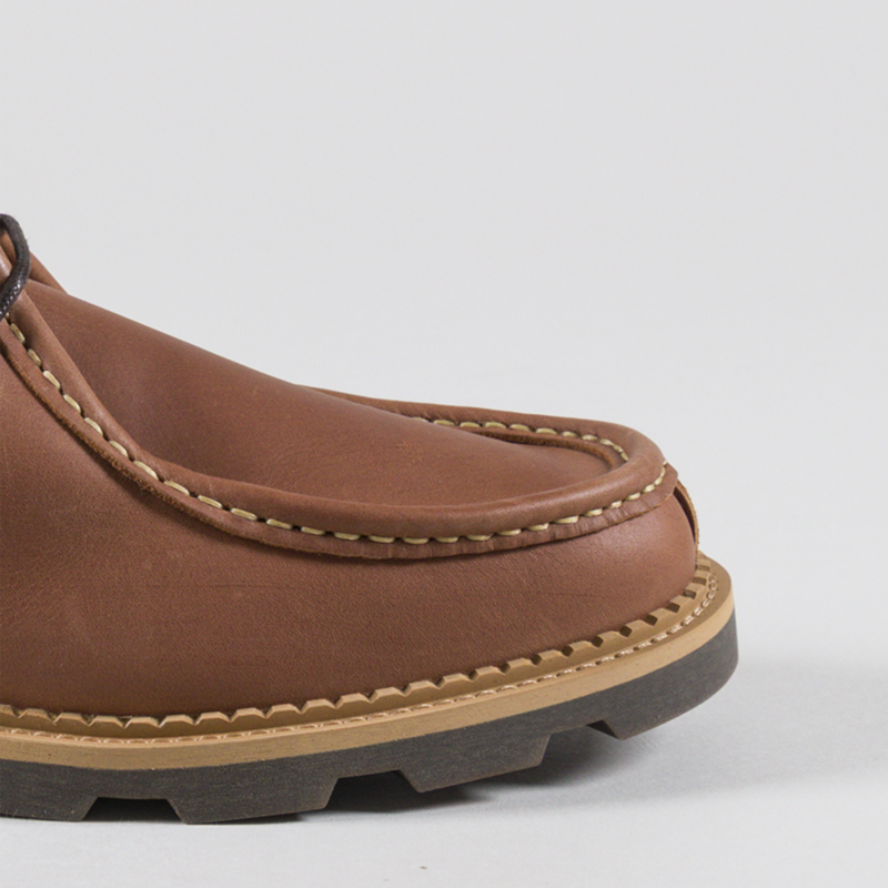 Pompeii Latymer Leather Fleece Shoes Macchiato-5