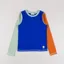 L.F. Markey Womens Luca Long Sleeve T Shirt Cobalt Patchwork
