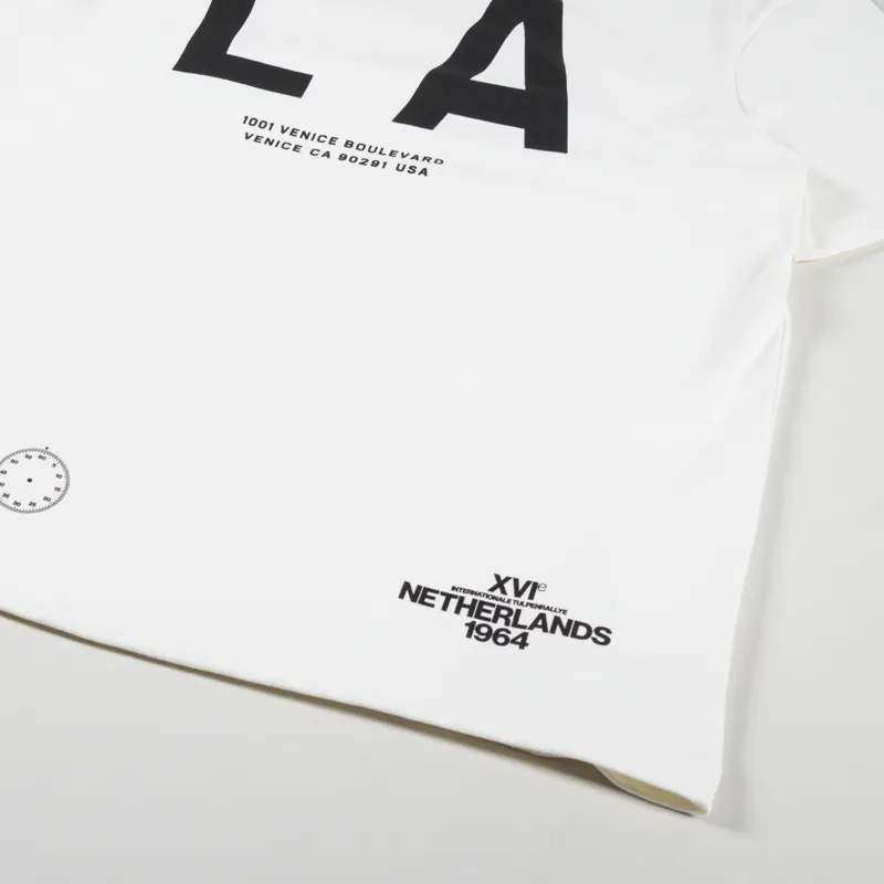 Deus Ex Machina Matt Willey LA Address T Shirt Vintage White-3