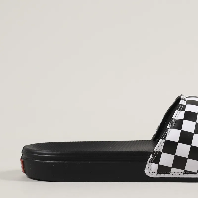 Vans La Costa Slide-On Checkerboard White Black-5
