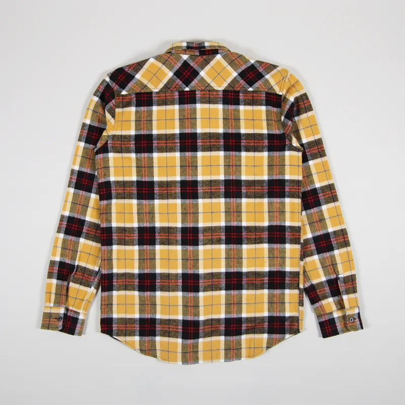 Edwin Labour Shirt Yellow Black-1