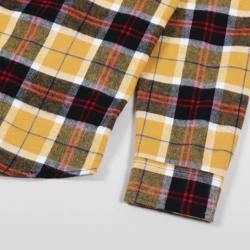 Edwin Labour Shirt Yellow Black-7