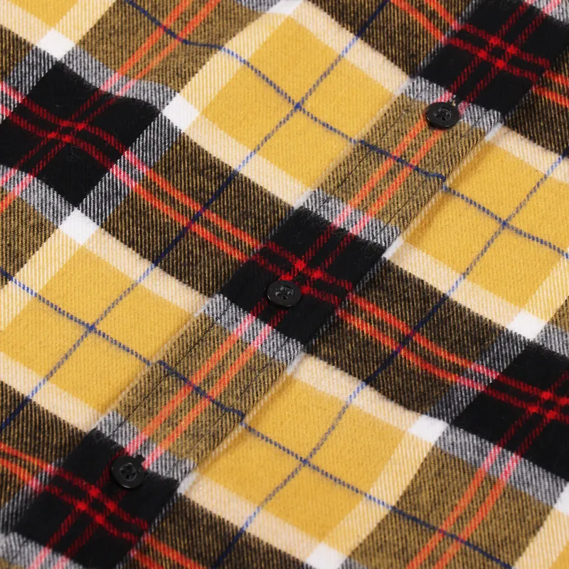 Edwin Labour Shirt Yellow Black-4