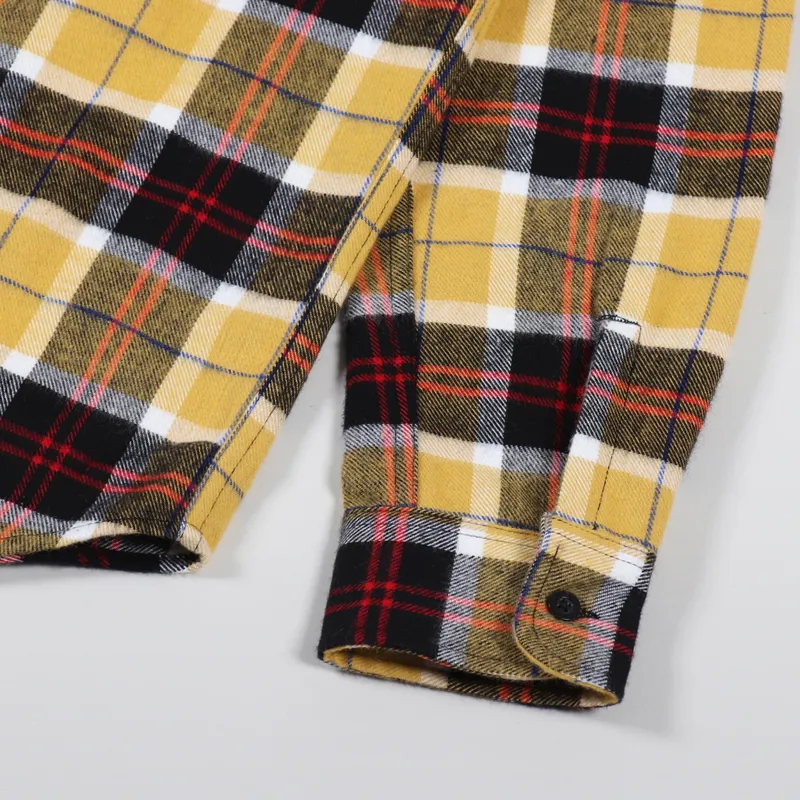 Edwin Labour Shirt Yellow Black-6