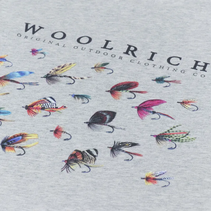 Woolrich Lakeside T Shirt Light Grey Melange-4