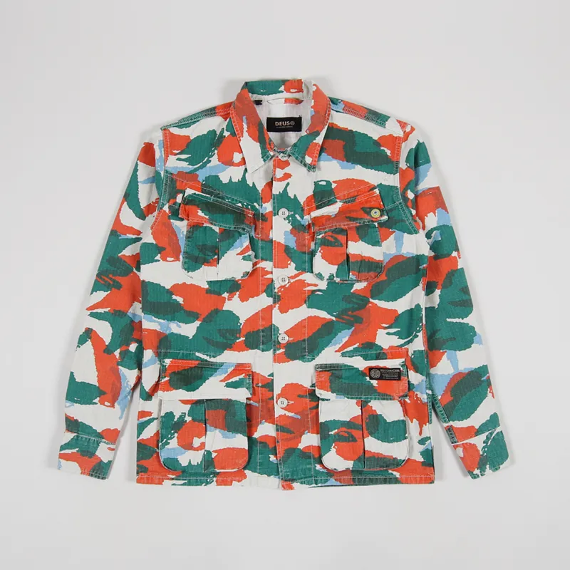 Deus Ex Machina Larry Jungle Shirt Multi Camo